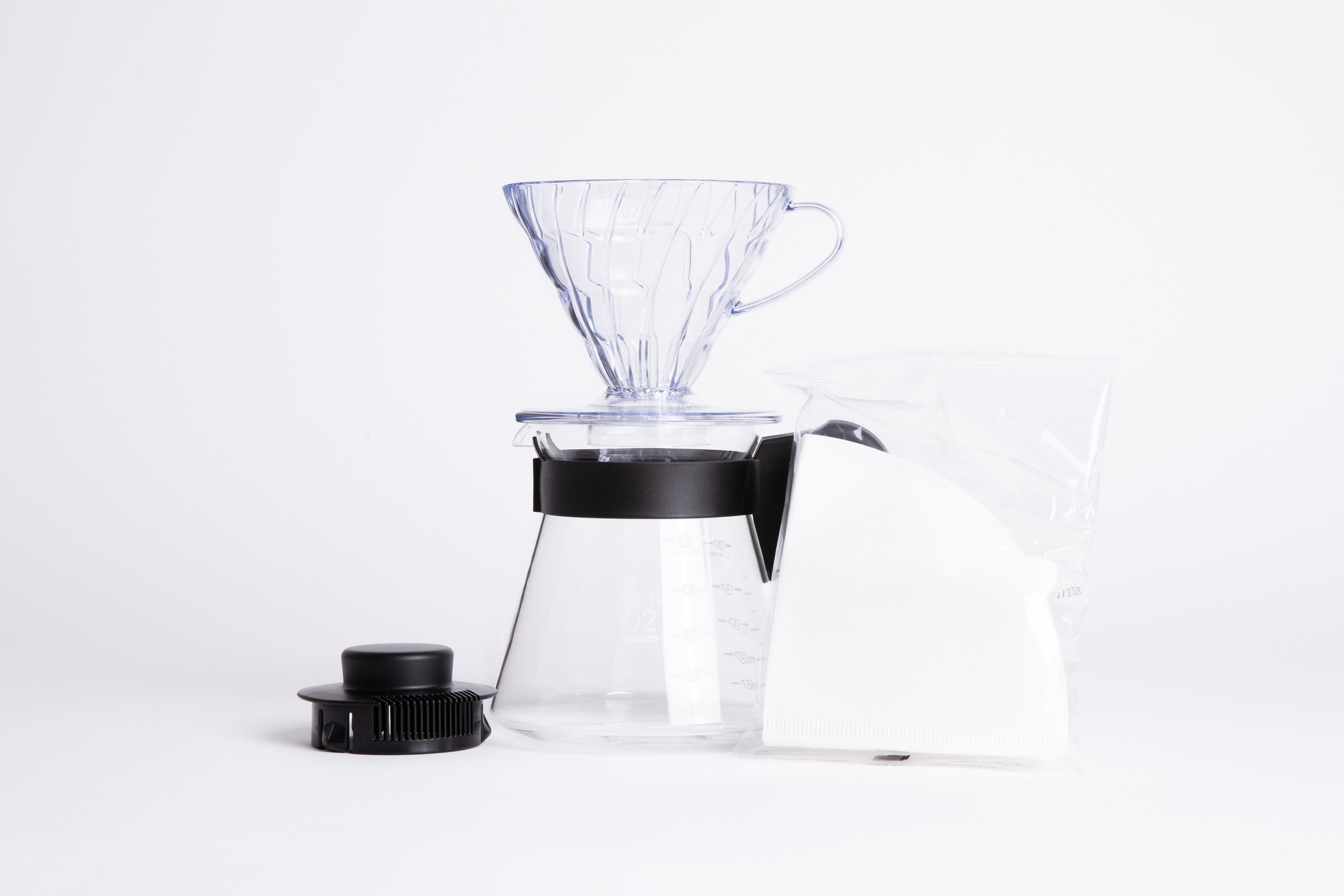 Hario V60 Pour-Over Starter Set 02 — Black