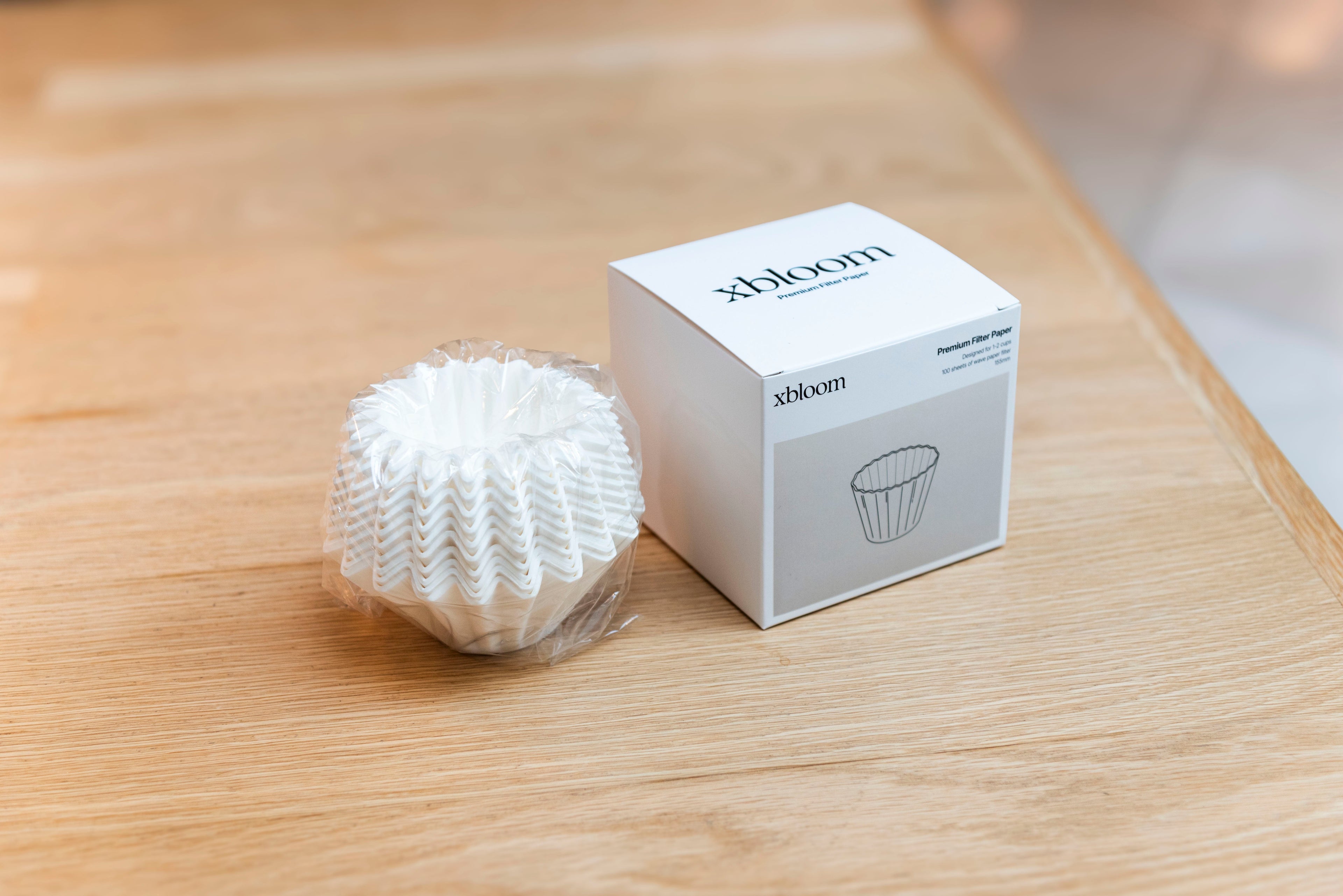 xBloom flat bottom premium paper filters