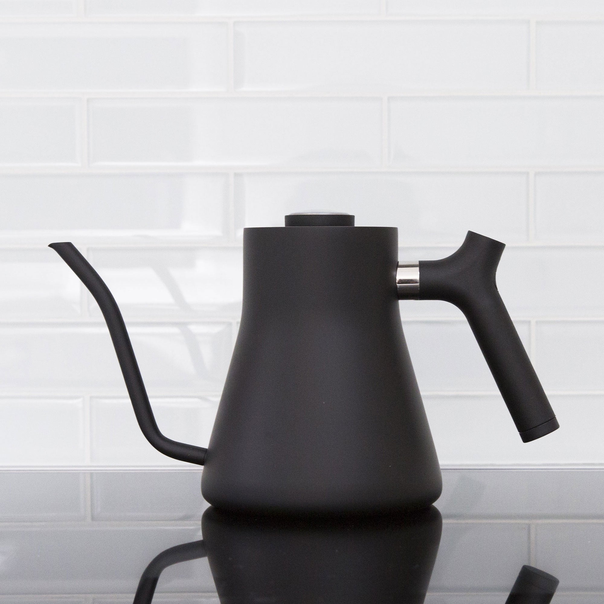 Fellow Stagg Pour-Over Kettle — side view with thermometer